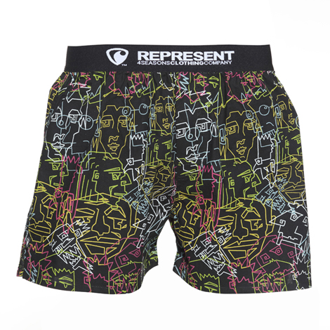 Trenky REPRESENT EXCLUSIVE MIKE FACES (DOPRAVA ZDARMA)