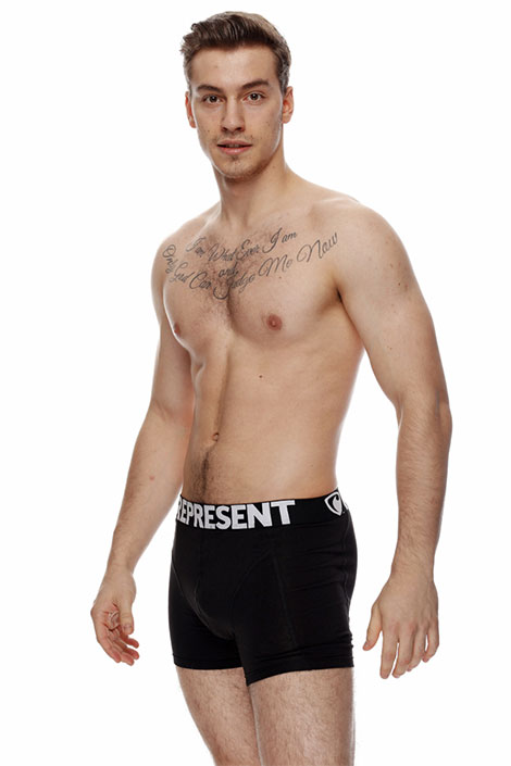 Boxerky REPRESENT SPORT BLACK